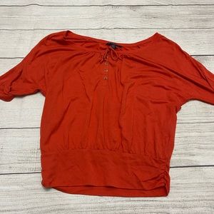 American Eagle Womens Red Blouse Size Xs.